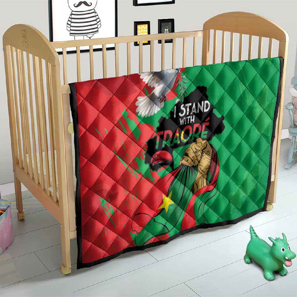 Burkina Faso I Stand With Traore Quilt