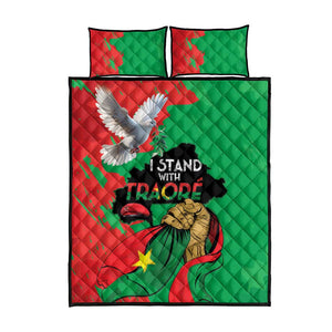 Burkina Faso I Stand With Traore Quilt Bed Set