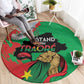 Burkina Faso I Stand With Traore Round Carpet