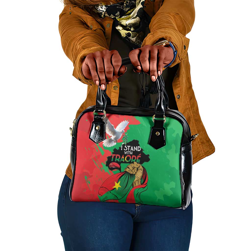Burkina Faso I Stand With Traore Shoulder Handbag