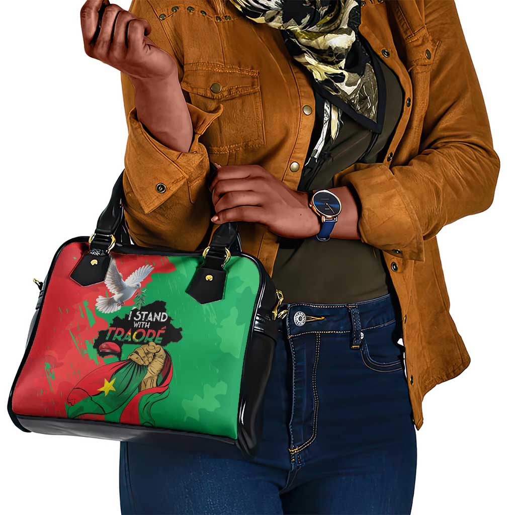 Burkina Faso I Stand With Traore Shoulder Handbag