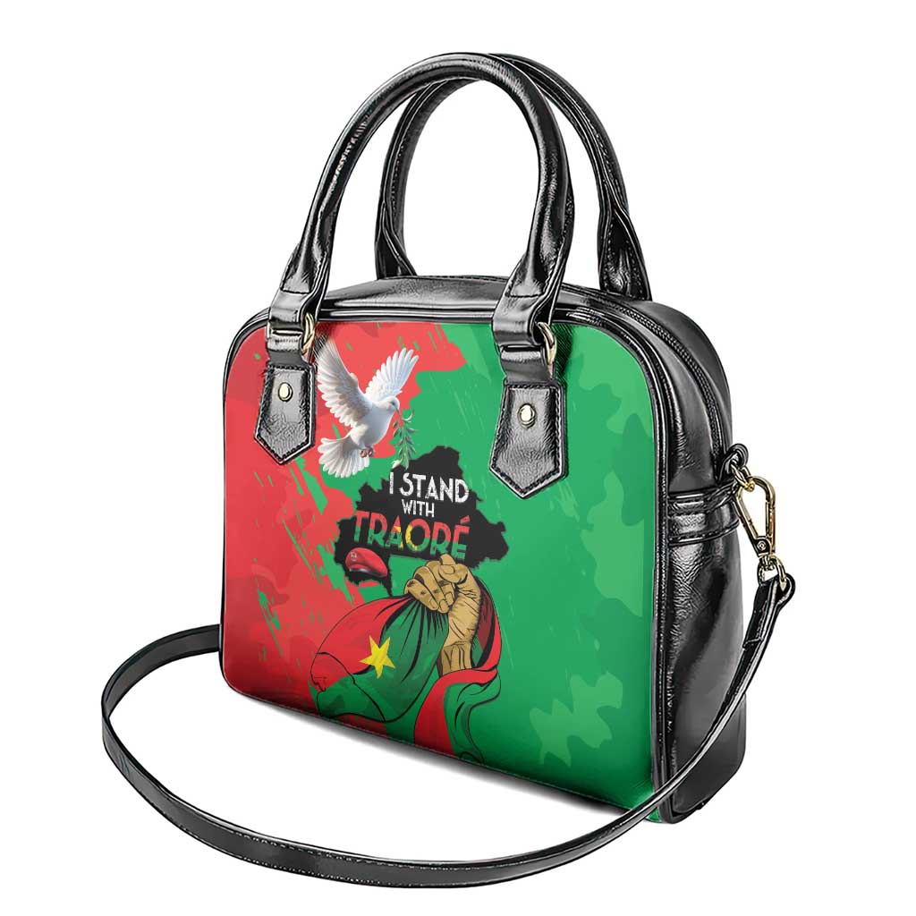 Burkina Faso I Stand With Traore Shoulder Handbag