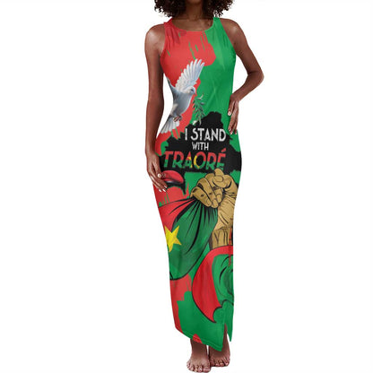 Burkina Faso I Stand With Traore Tank Maxi Dress