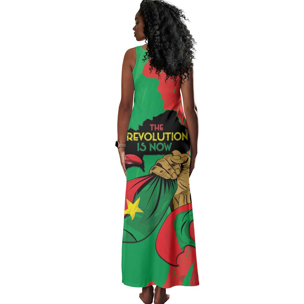 Burkina Faso I Stand With Traore Tank Maxi Dress