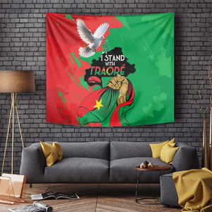 Burkina Faso I Stand With Traore Tapestry