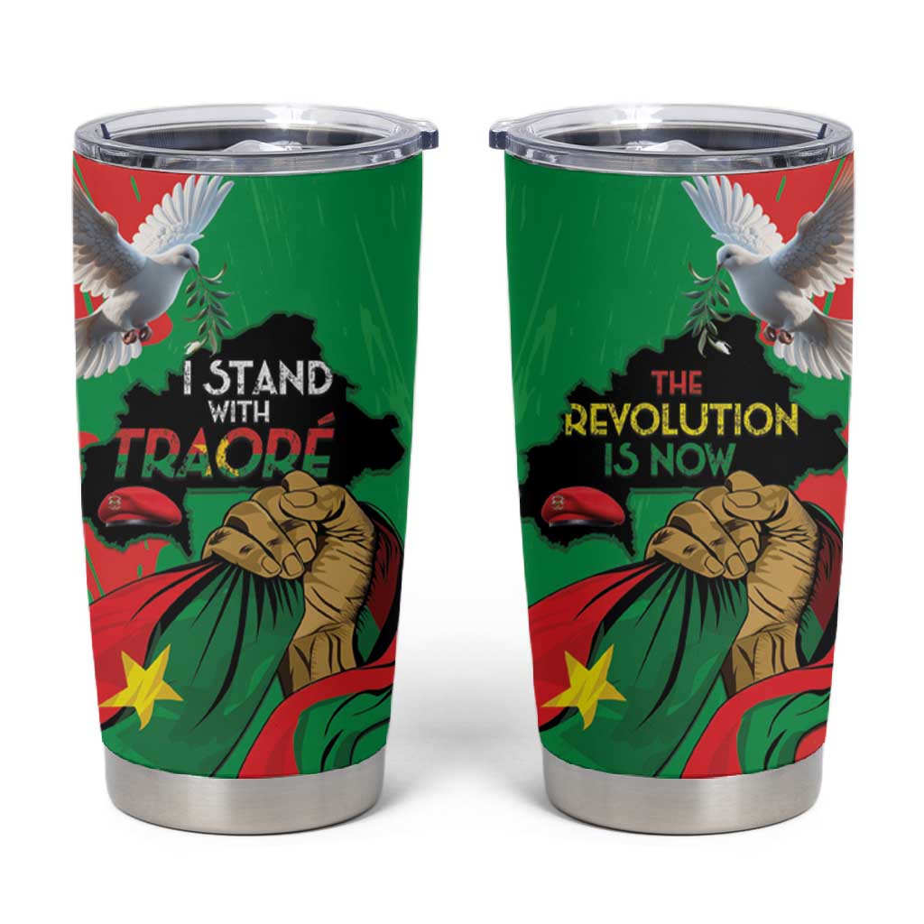 Burkina Faso I Stand With Traore Tumbler Cup