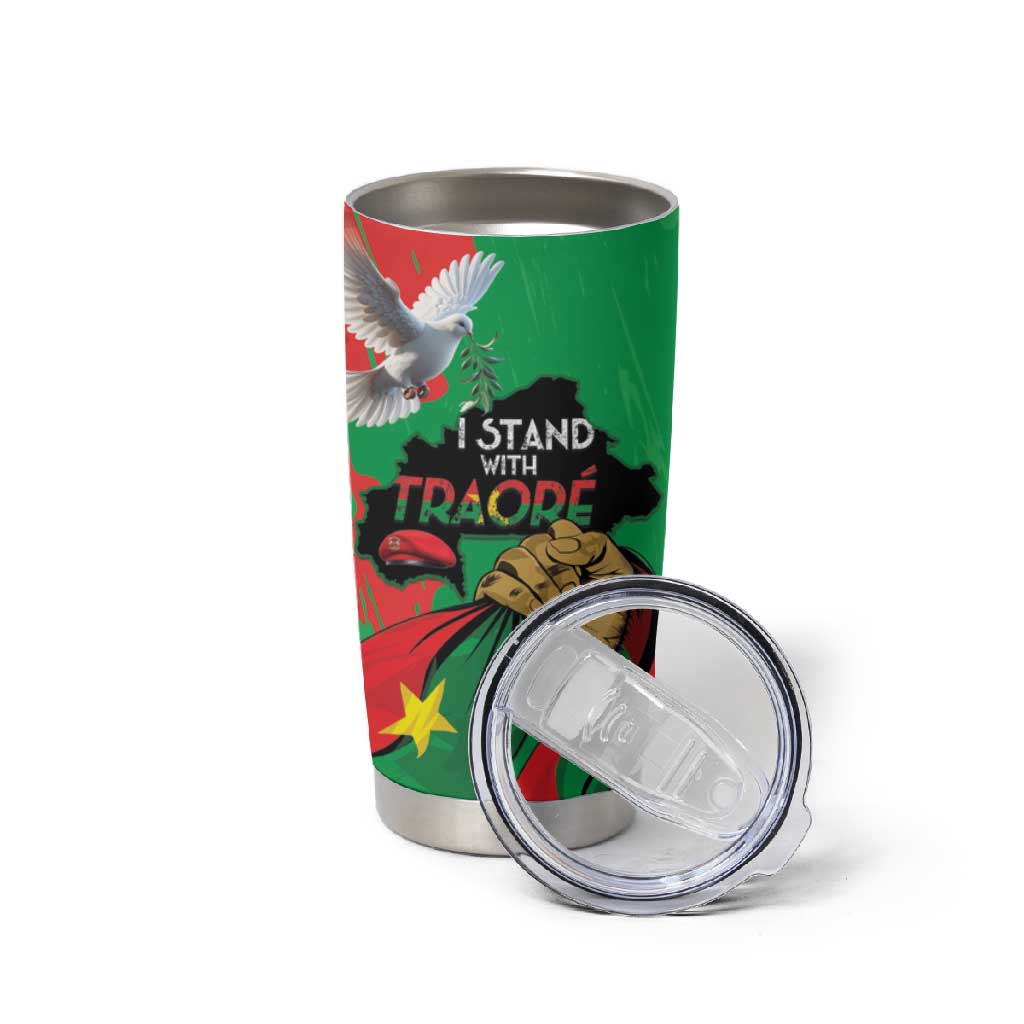 Burkina Faso I Stand With Traore Tumbler Cup