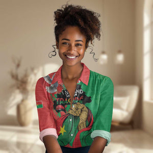 Burkina Faso I Stand With Traore Women Casual Shirt