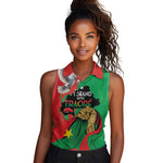 Burkina Faso I Stand With Traore Women Sleeveless Polo Shirt