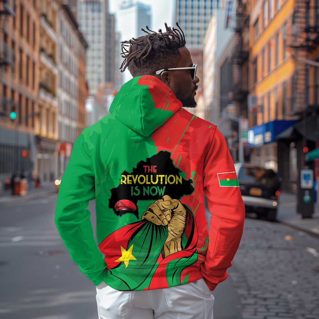 Burkina Faso I Stand With Traore Zip Hoodie