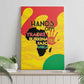 Hands Off Traore Burkina Faso Africa Canvas Wall Art Military Pattern