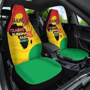 Hands Off Traore Burkina Faso Africa Car Seat Cover Military Pattern