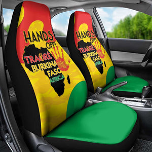 Hands Off Traore Burkina Faso Africa Car Seat Cover Military Pattern