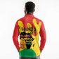 Hands Off Traore Burkina Faso Africa Long Sleeve Polo Shirt Military Pattern