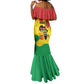Hands Off Traore Burkina Faso Africa Mermaid Dress Military Pattern