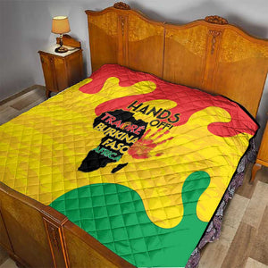 Hands Off Traore Burkina Faso Africa Quilt Military Pattern