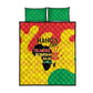 Hands Off Traore Burkina Faso Africa Quilt Bed Set Military Pattern