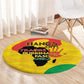 Hands Off Traore Burkina Faso Africa Round Carpet Military Pattern