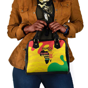 Hands Off Traore Burkina Faso Africa Shoulder Handbag Military Pattern