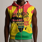 Hands Off Traore Burkina Faso Africa Sleeveless Zip Hoodie Military Pattern - African Pride