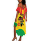 Hands Off Traore Burkina Faso Africa Summer Maxi Dress Military Pattern