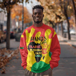 Hands Off Traore Burkina Faso Africa Sweatshirt Military Pattern