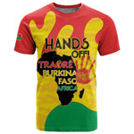 Hands Off Traore Burkina Faso Africa T shirt Military Pattern