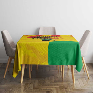 Hands Off Traore Burkina Faso Africa Tablecloth Military Pattern