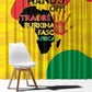 Hands Off Traore Burkina Faso Africa Window Curtain Military Pattern