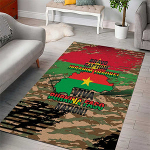 Bravo Caption Traore! Viva Burkina Faso Nation! Area Rug