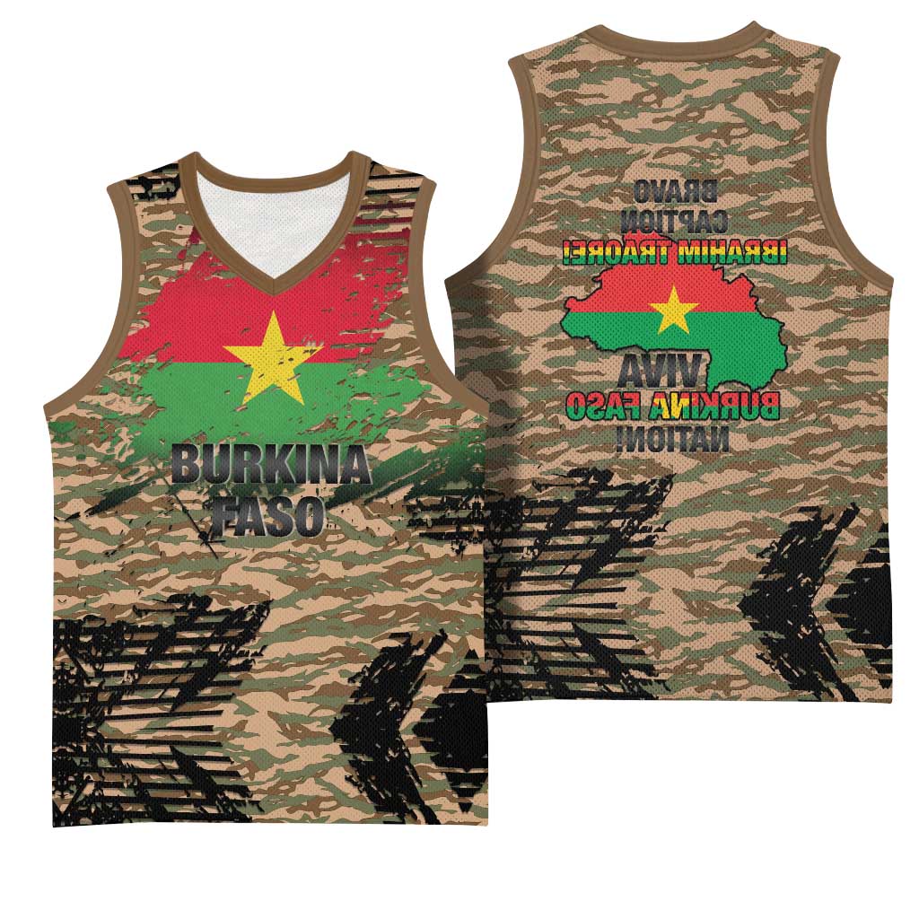 Bravo Caption Traore! Viva Burkina Faso Nation! Basketball Jersey - African Pride