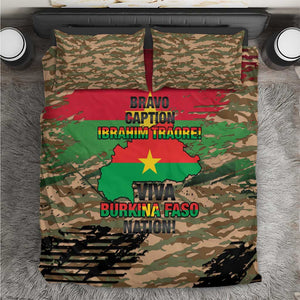 Bravo Caption Traore! Viva Burkina Faso Nation! Bedding Set