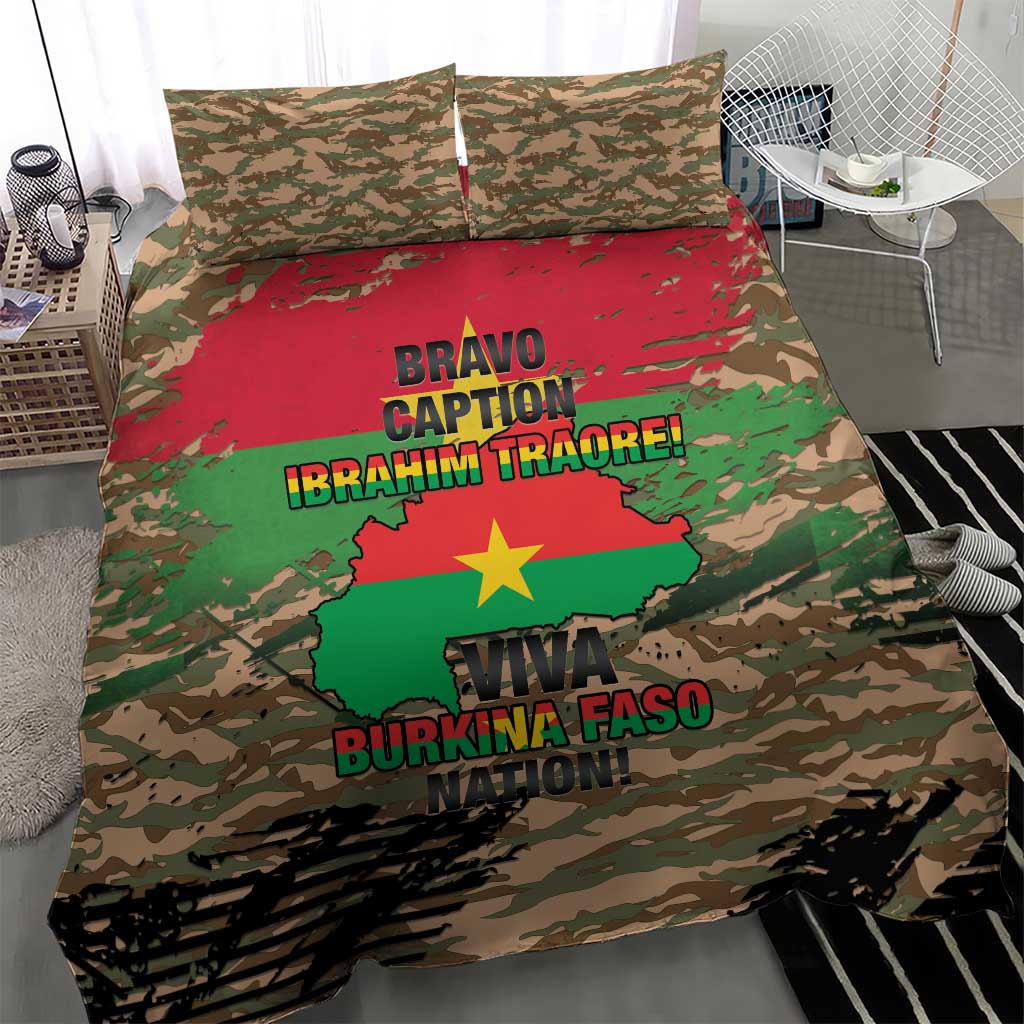 Bravo Caption Traore! Viva Burkina Faso Nation! Bedding Set