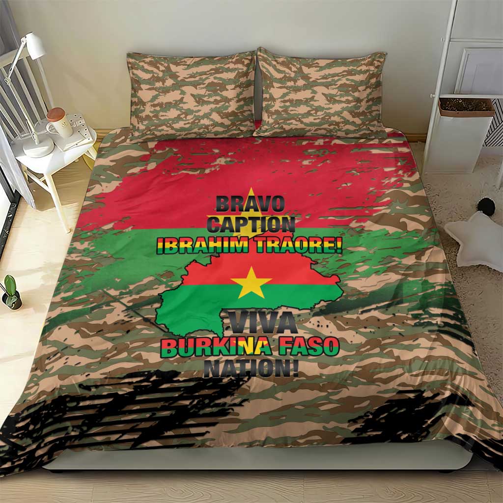 Bravo Caption Traore! Viva Burkina Faso Nation! Bedding Set