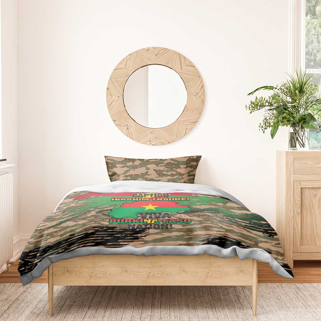 Bravo Caption Traore! Viva Burkina Faso Nation! Bedding Set