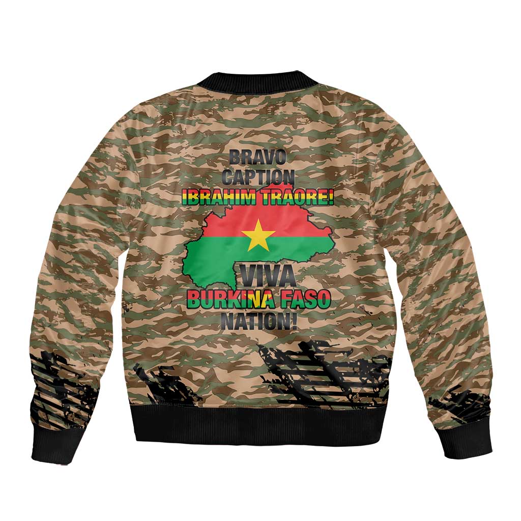 Bravo Caption Traore! Viva Burkina Faso Nation! Bomber Jacket