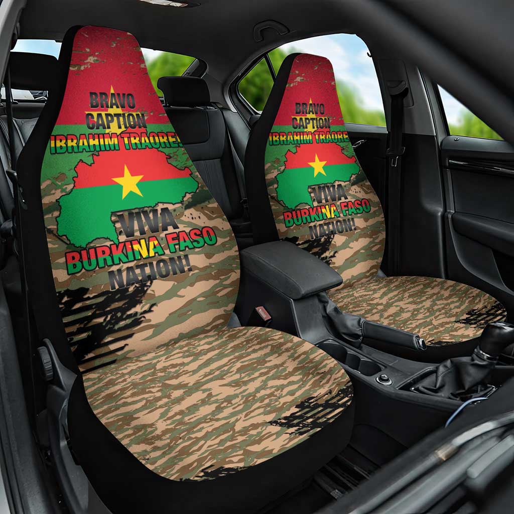 Bravo Caption Traore! Viva Burkina Faso Nation! Car Seat Cover