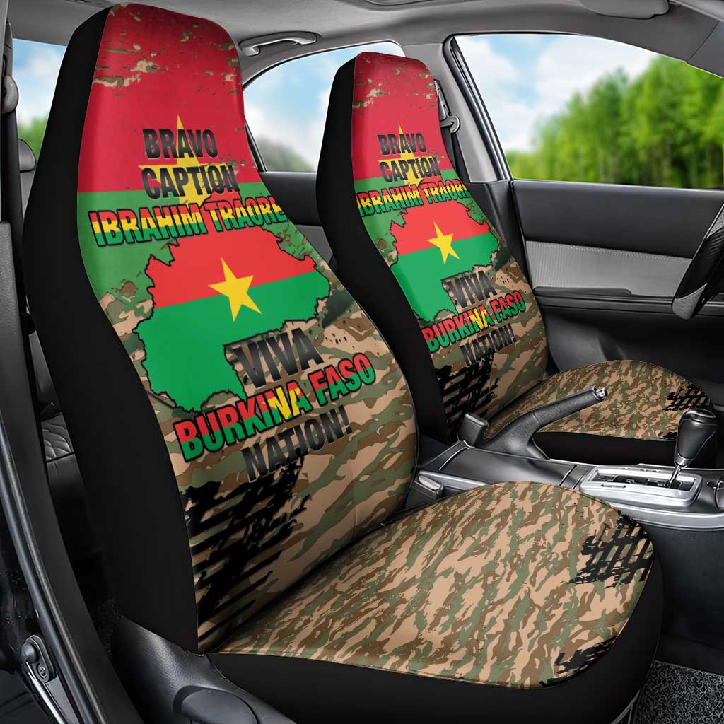 Bravo Caption Traore! Viva Burkina Faso Nation! Car Seat Cover