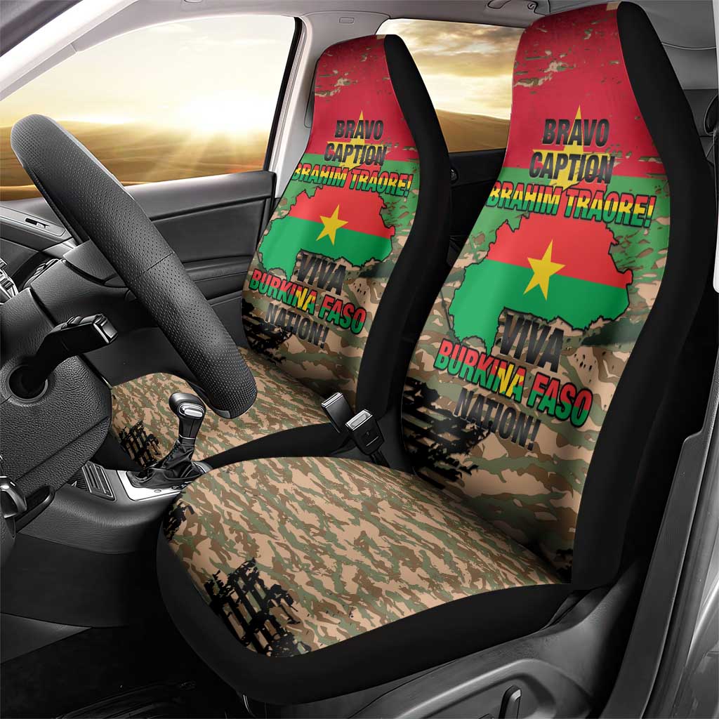 Bravo Caption Traore! Viva Burkina Faso Nation! Car Seat Cover