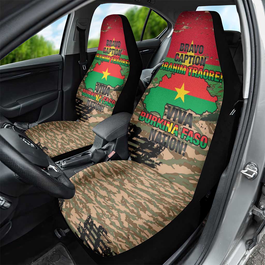 Bravo Caption Traore! Viva Burkina Faso Nation! Car Seat Cover