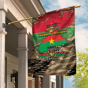 Bravo Caption Traore! Viva Burkina Faso Nation! Garden Flag