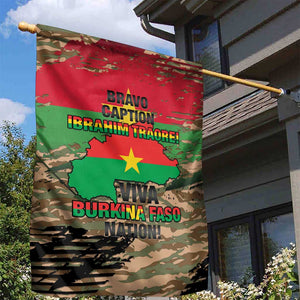 Bravo Caption Traore! Viva Burkina Faso Nation! Garden Flag