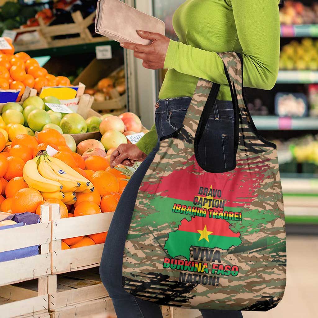 Bravo Caption Traore! Viva Burkina Faso Nation! Grocery Bag