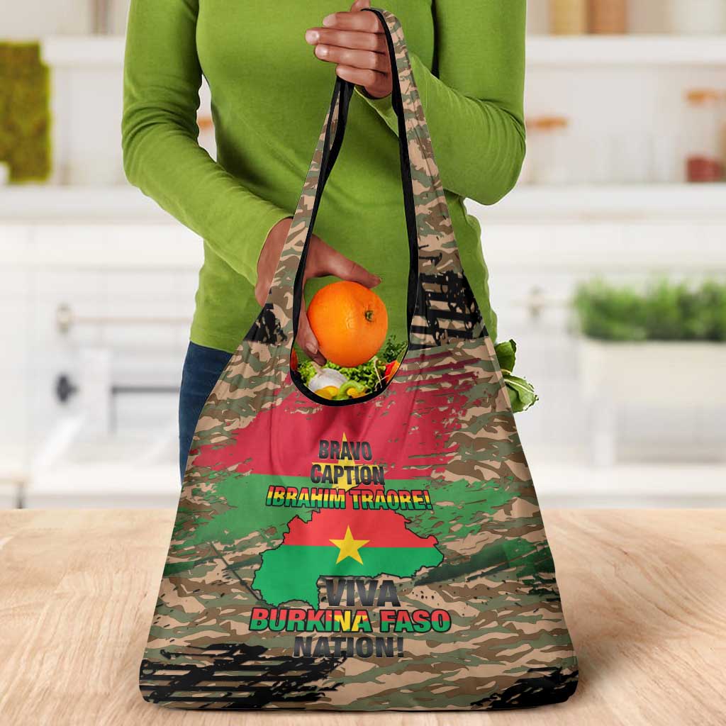 Bravo Caption Traore! Viva Burkina Faso Nation! Grocery Bag