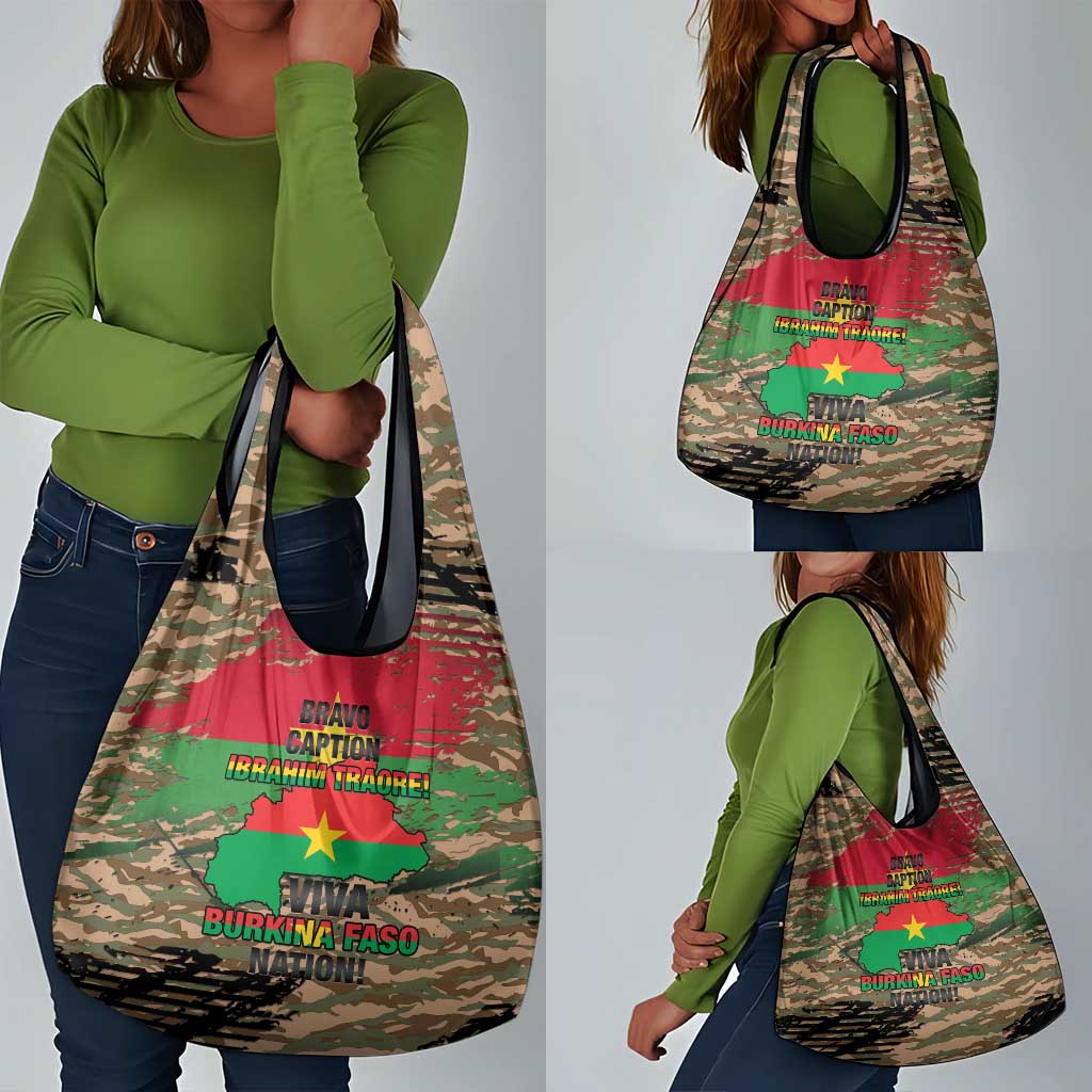 Bravo Caption Traore! Viva Burkina Faso Nation! Grocery Bag