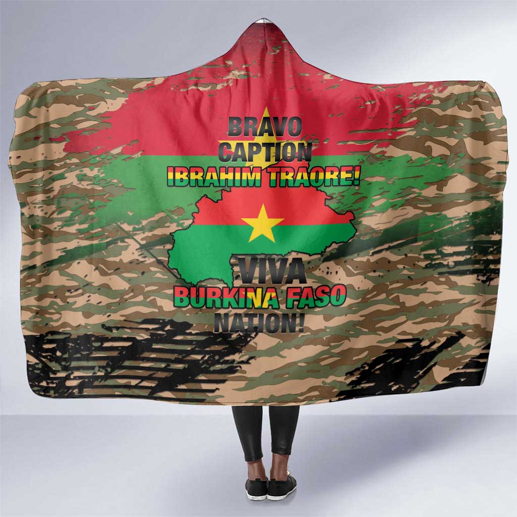 Bravo Caption Traore! Viva Burkina Faso Nation! Hooded Blanket