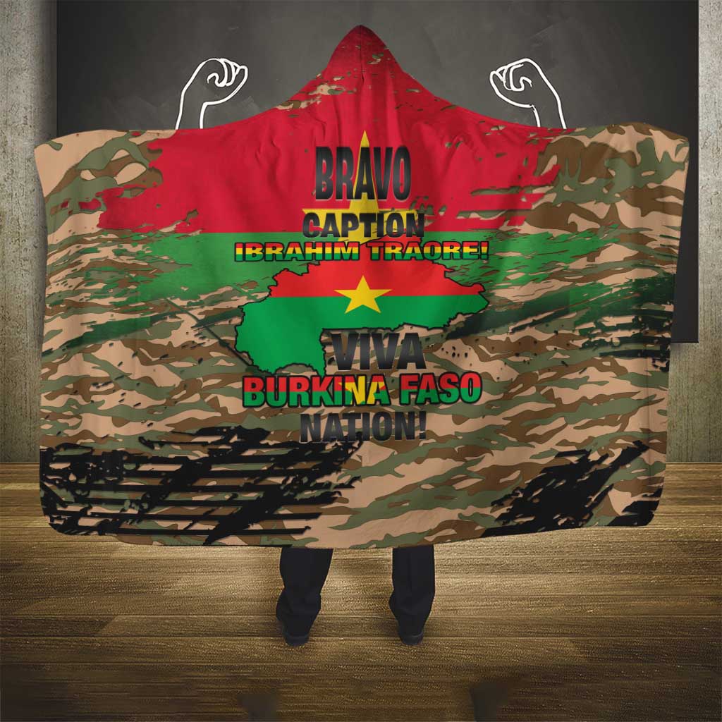 Bravo Caption Traore! Viva Burkina Faso Nation! Hooded Blanket