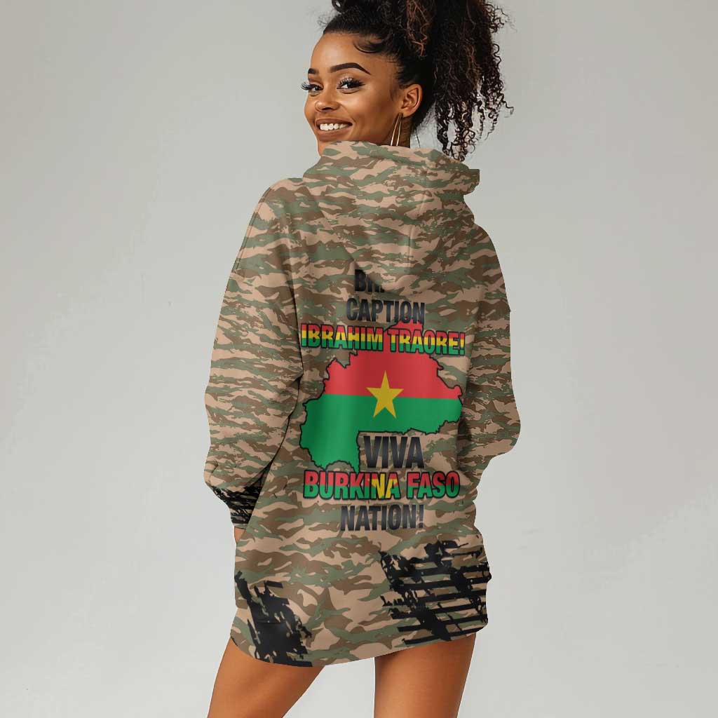 Bravo Caption Traore! Viva Burkina Faso Nation! Hoodie Dress
