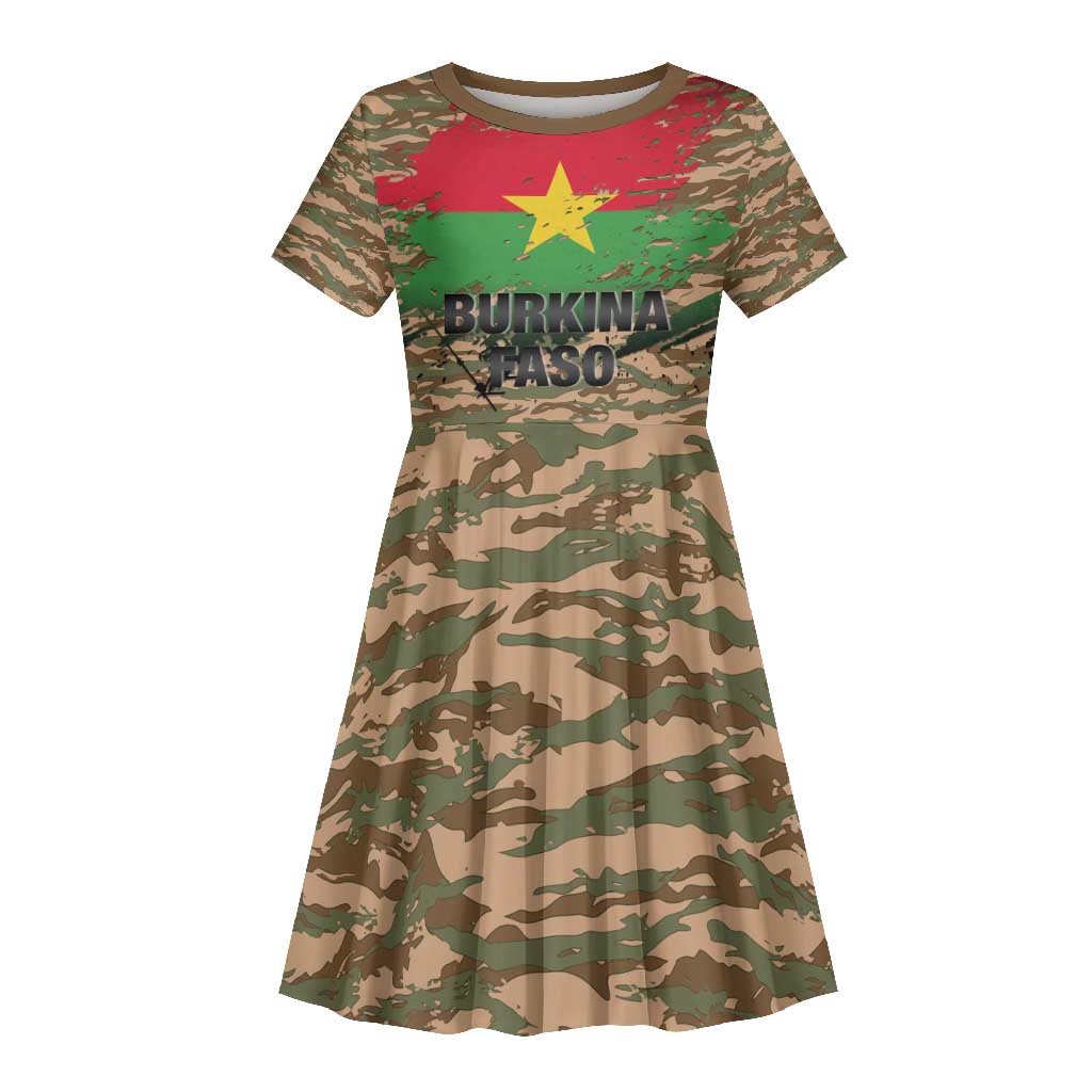 Bravo Caption Traore! Viva Burkina Faso Nation! Kid Short Sleeve Dress