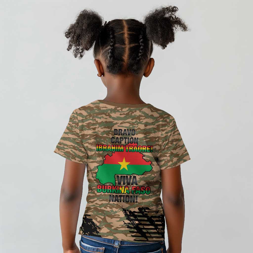 Bravo Caption Traore! Viva Burkina Faso Nation! Kid T shirt
